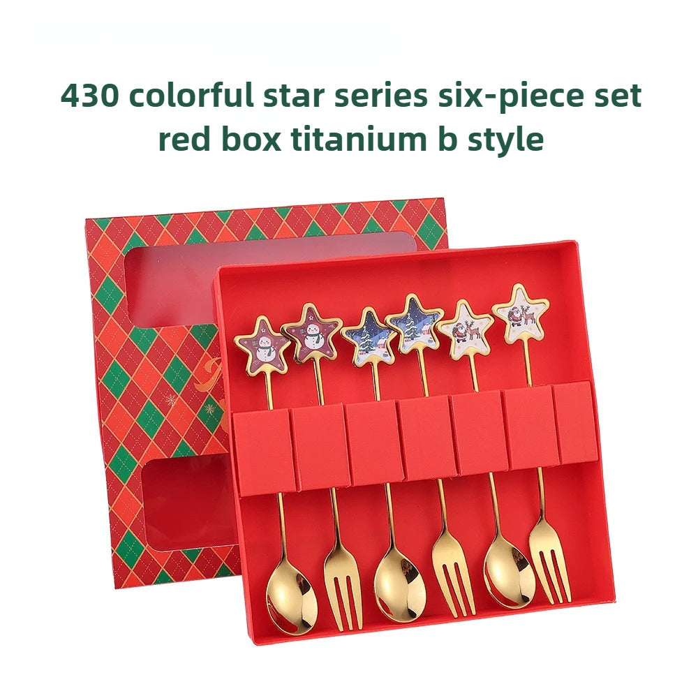 πβ¨ Christmas Holiday Spoon & Fork Gift Set β Limited Edition β¨π