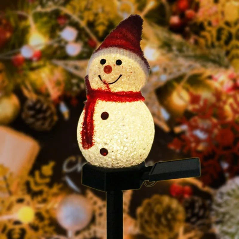 Christmas Decorations Light Solar Light Snowman