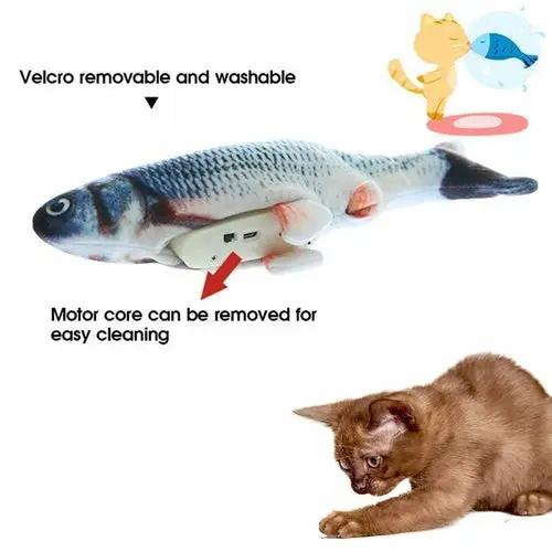 Electric Flipping Fish Toy for Cats - ACScoolcart