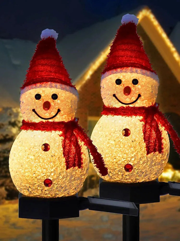 Christmas Decorations Light Solar Light Snowman
