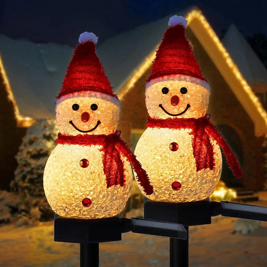 Christmas Decorations Light Solar Light Snowman