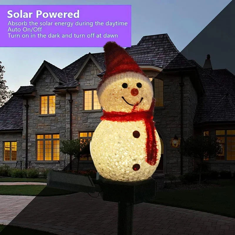 Christmas Decorations Light Solar Light Snowman
